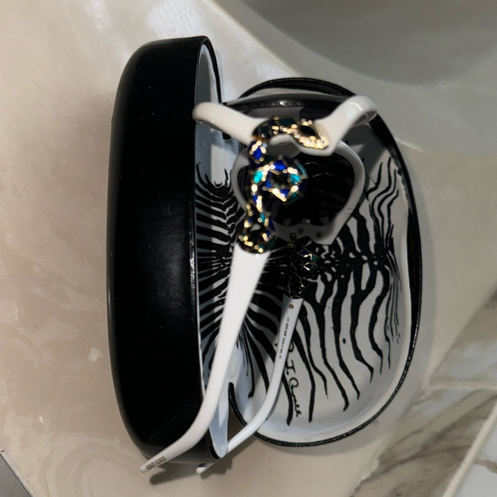 Roberto Cavalli White Sunglasses